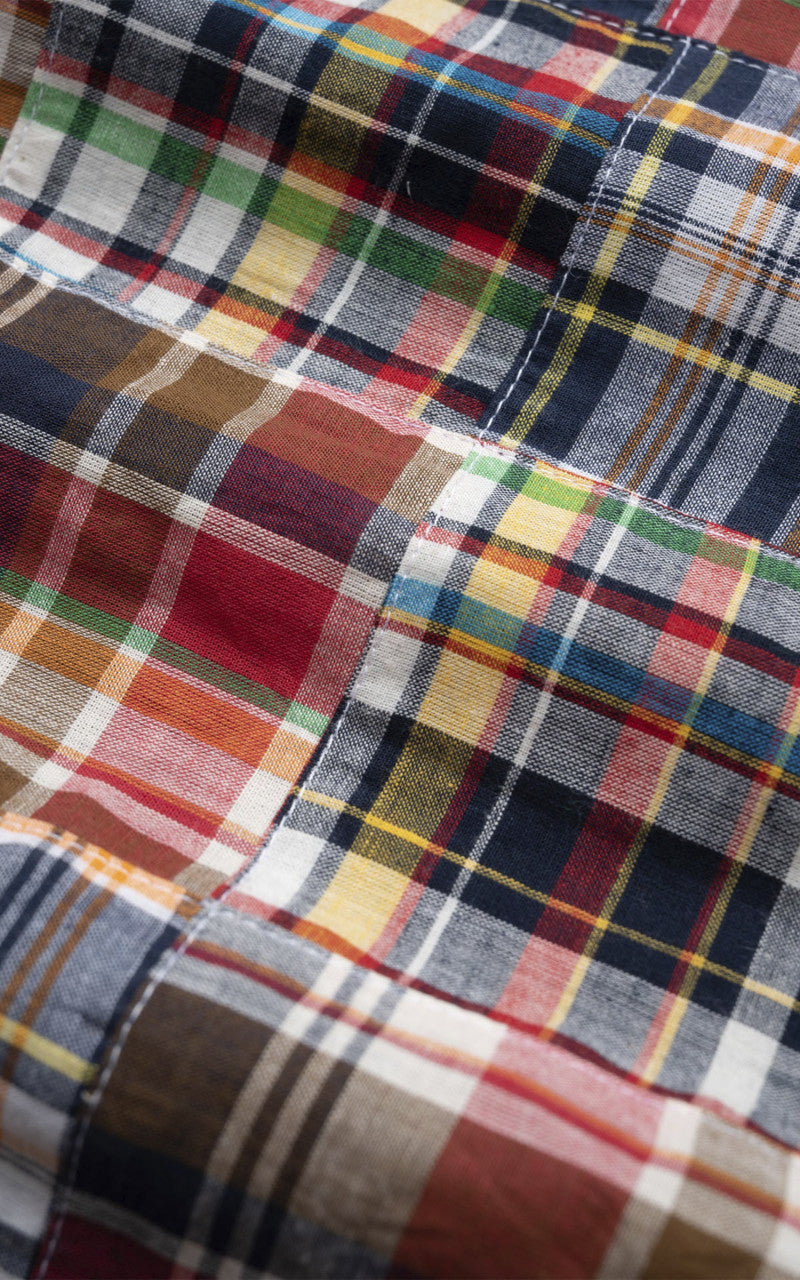 Howlin' Smiling Shorts Multi Madras Patchwork