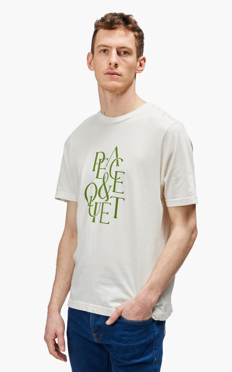 Museum of Peace & Quiet Serif T-Shirt Bone