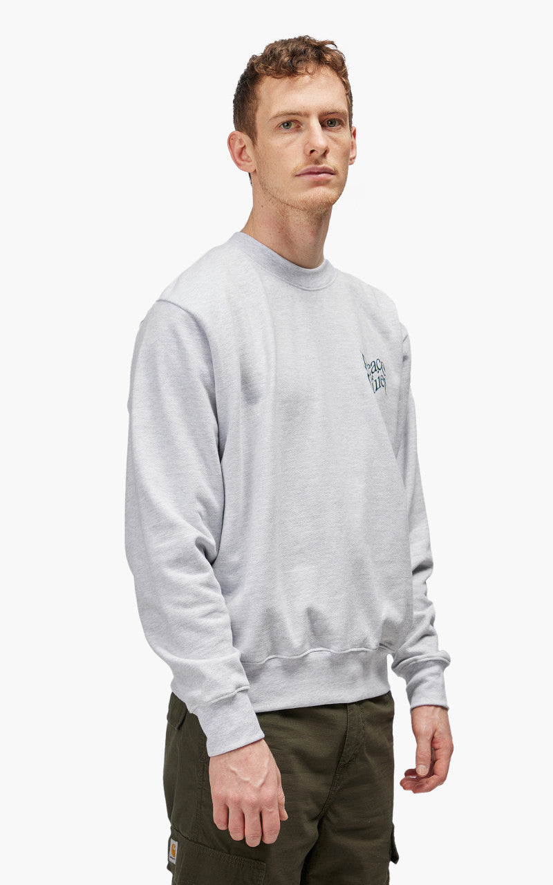 Museum of Peace & Quiet Warped Crewneck Heather