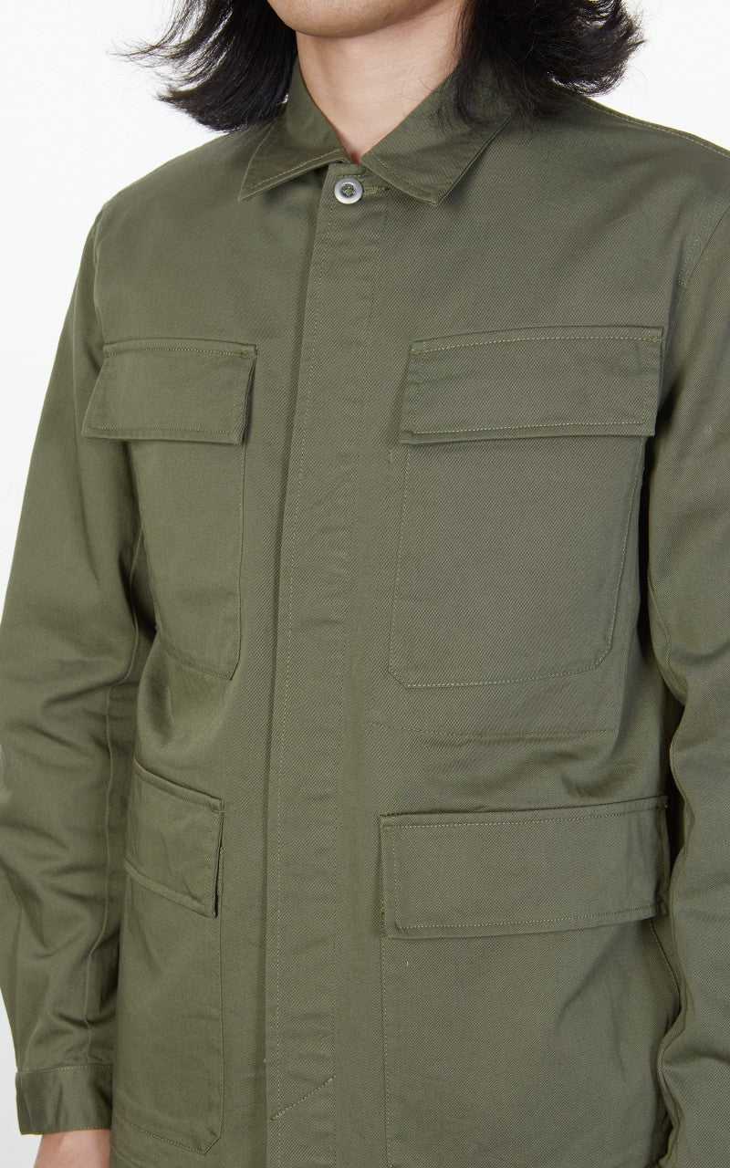 Universal Works Fatigue Jacket Light Olive