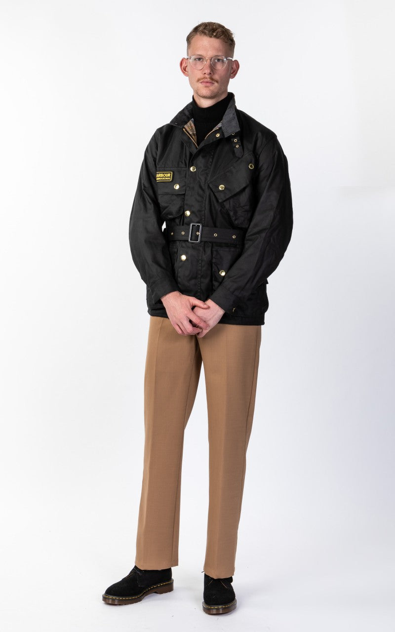 Barbour International Original Wax Jacket Black
