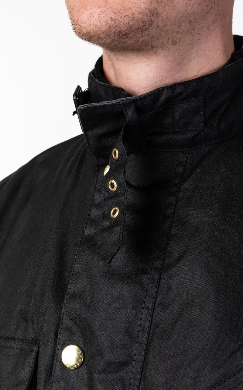 Barbour International Original Wax Jacket Black