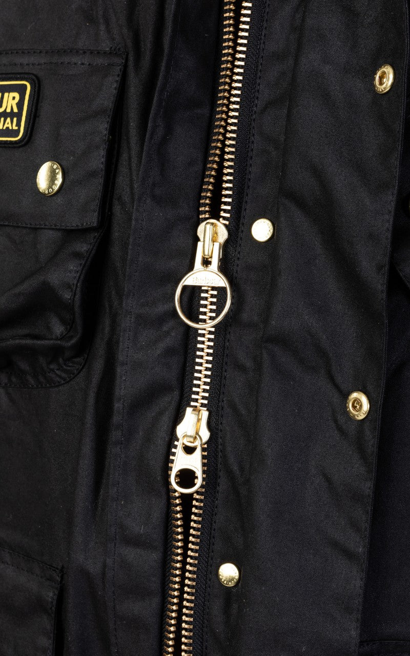 Barbour International Original Wax Jacket Black
