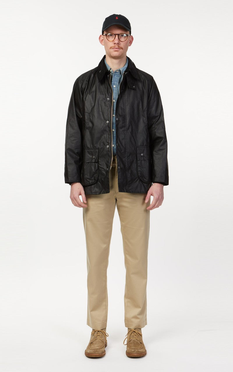 Barbour Bedale Wax Jacket Black