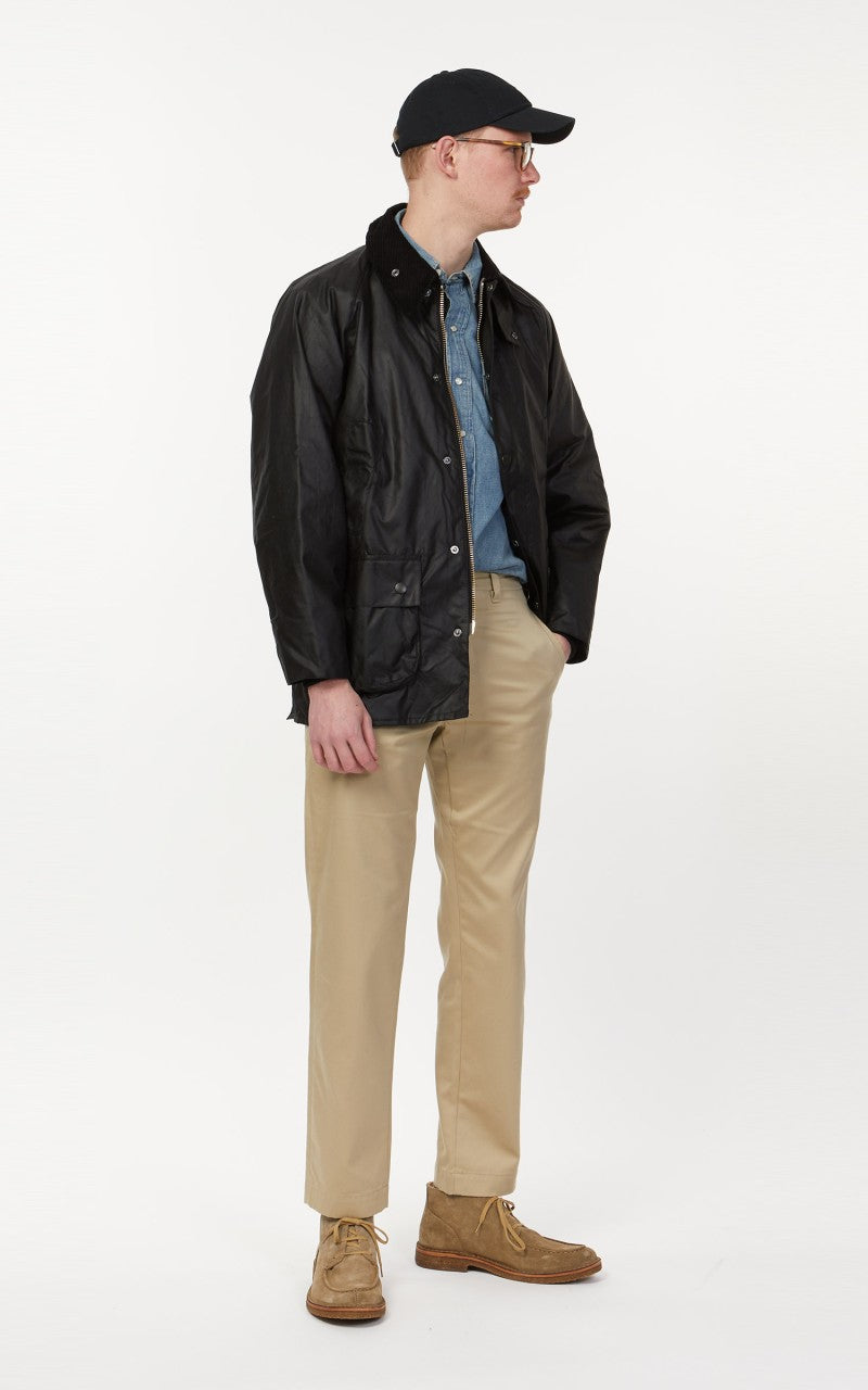Barbour Bedale Wax Jacket Black