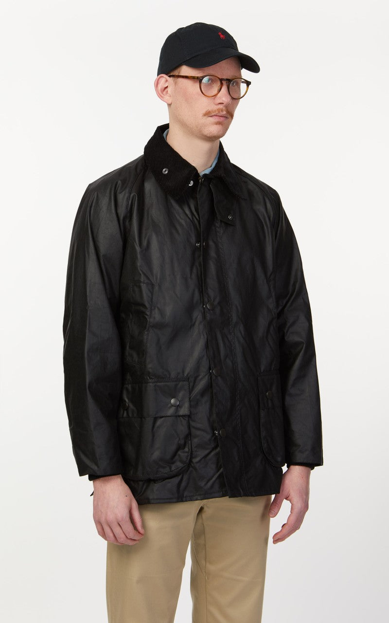 Barbour Bedale Wax Jacket Black