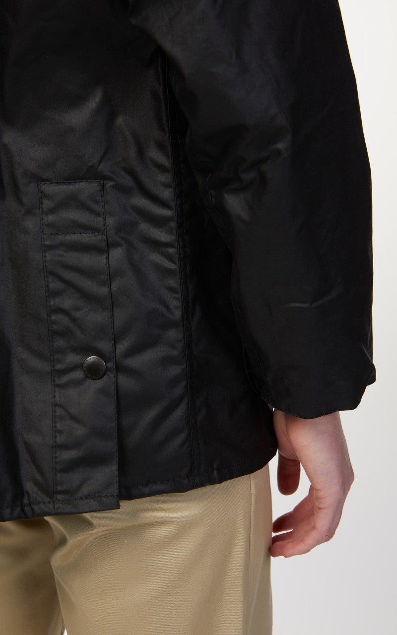 Barbour Bedale Wax Jacket Black
