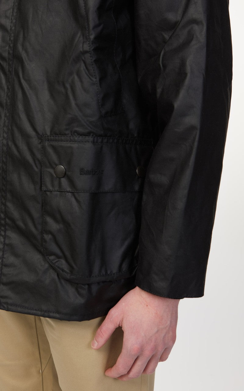 Barbour Bedale Wax Jacket Black