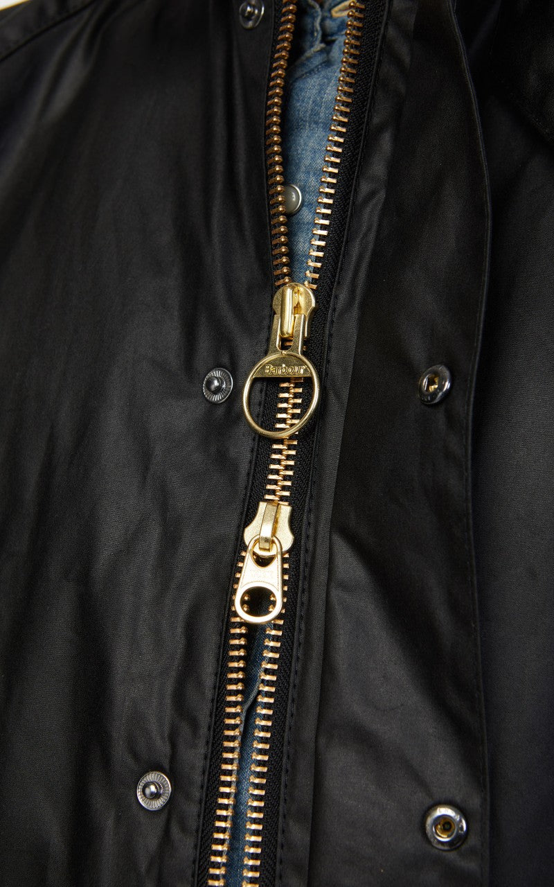 Barbour Bedale Wax Jacket Black