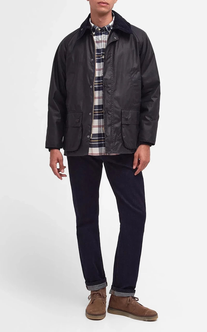 Barbour Bedale Wax Jacket Navy