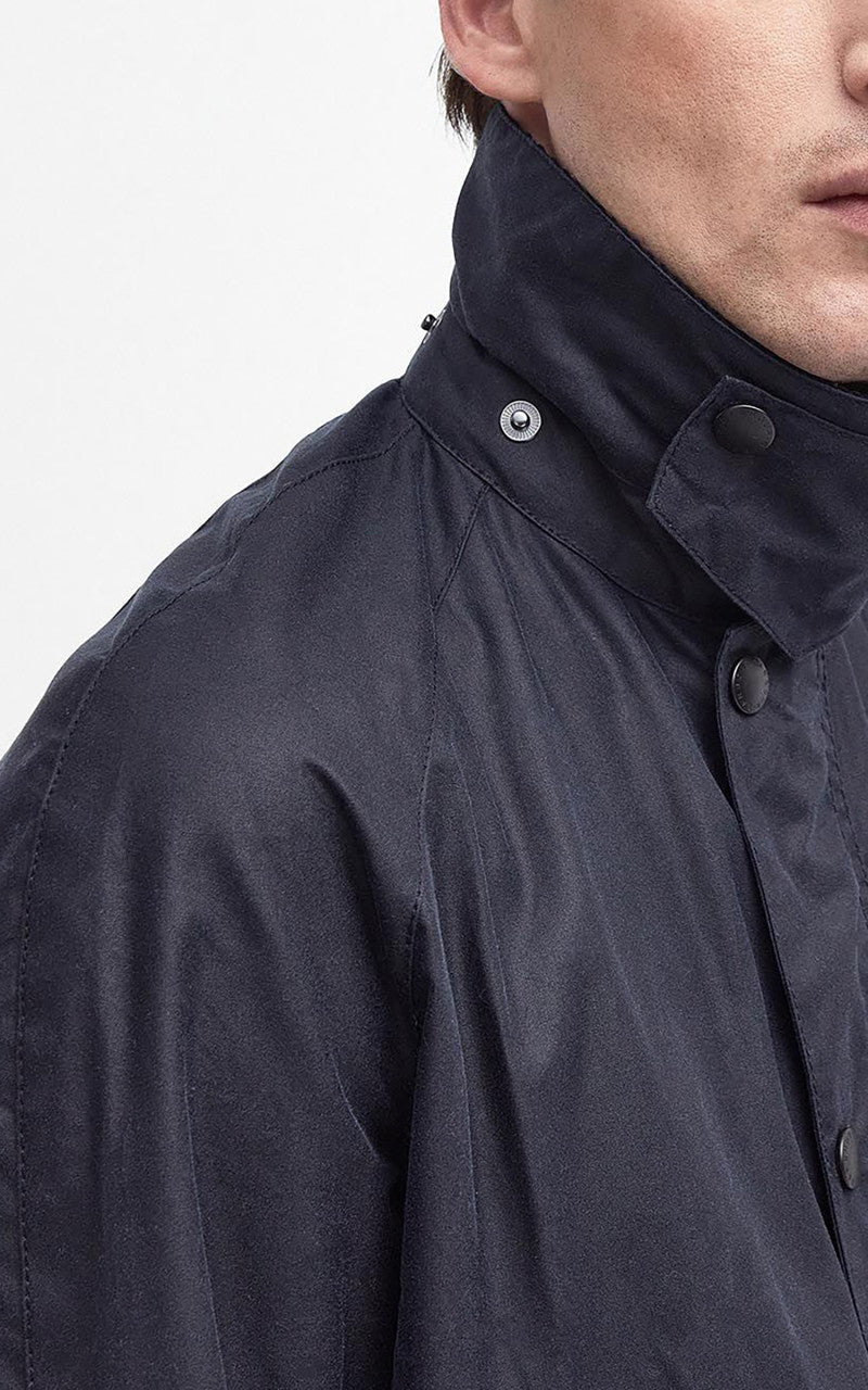 Barbour Ashby Wax Jacket Navy