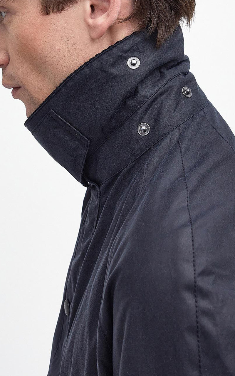 Barbour Ashby Wax Jacket Navy