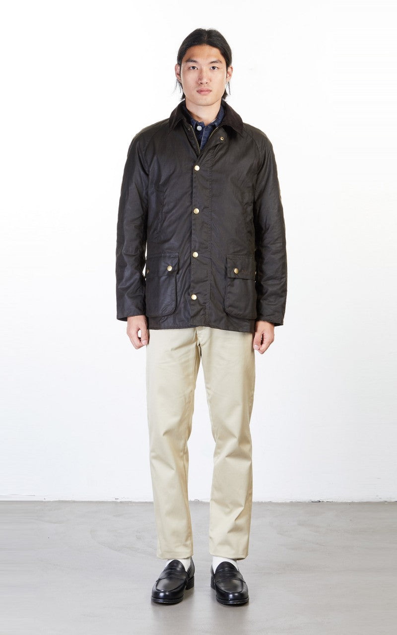 Barbour Ashby Wax Jacket Olive