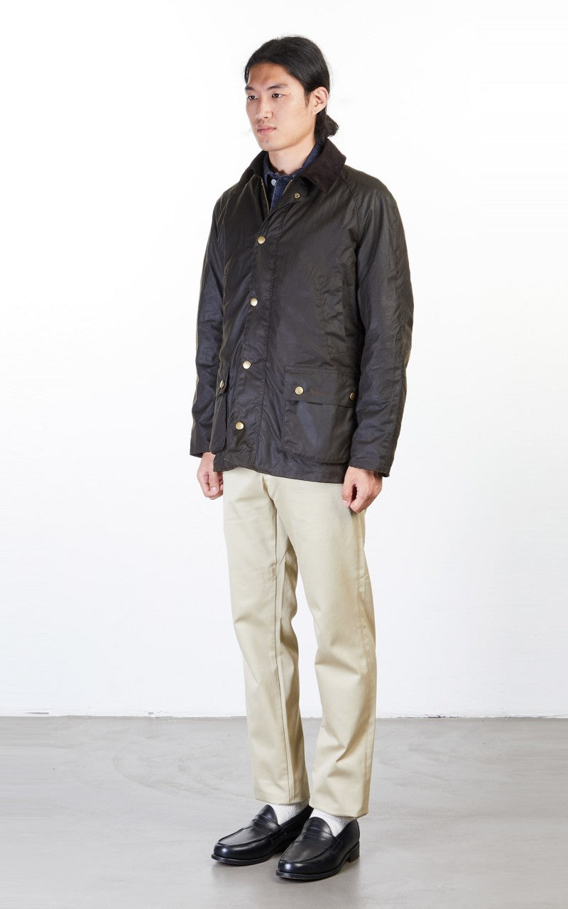 Barbour Ashby Wax Jacket Olive