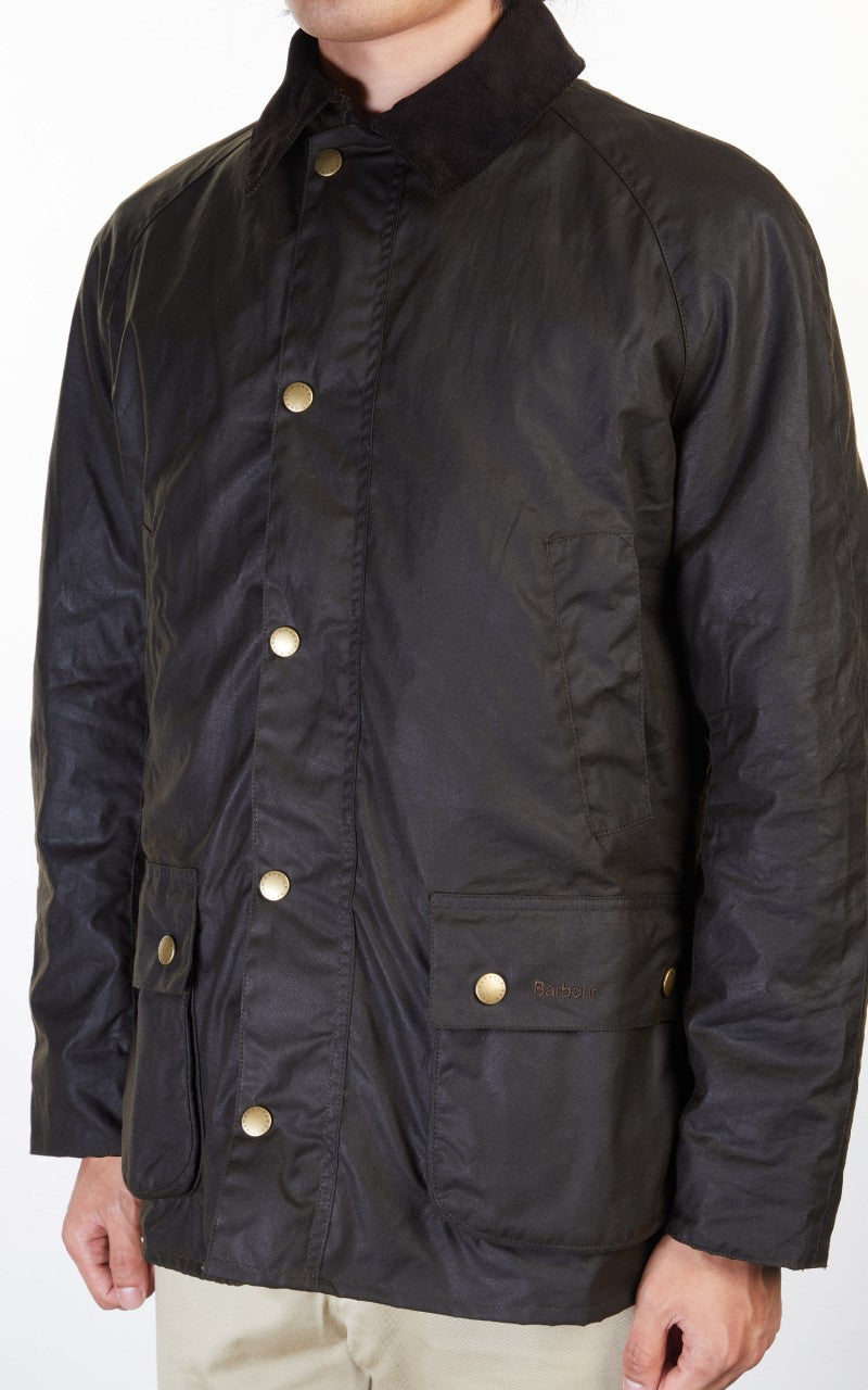 Barbour Ashby Wax Jacket Olive