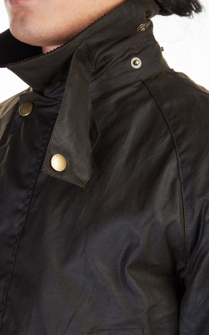 Barbour Ashby Wax Jacket Olive