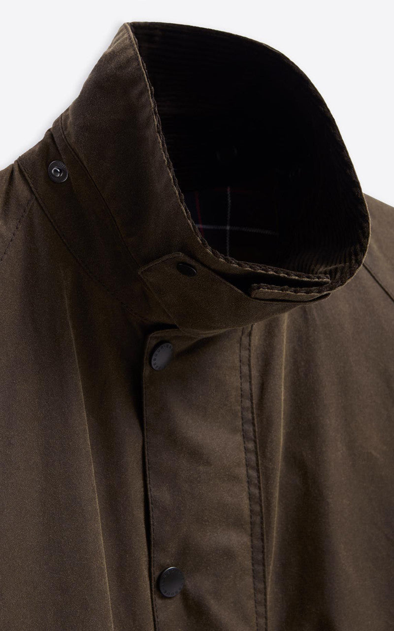 Barbour Oversized Transport Waxed Jacket Beech