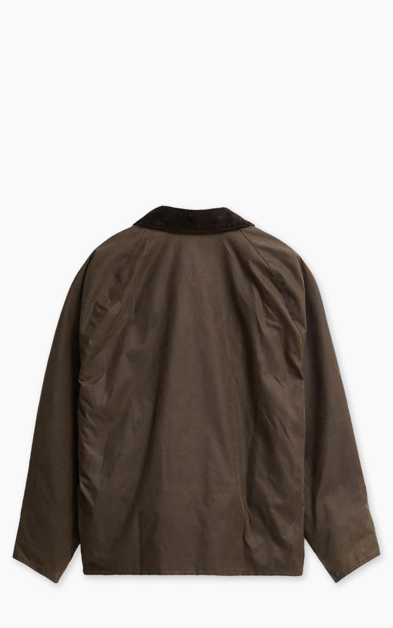Barbour Oversized Transport Waxed Jacket Beech