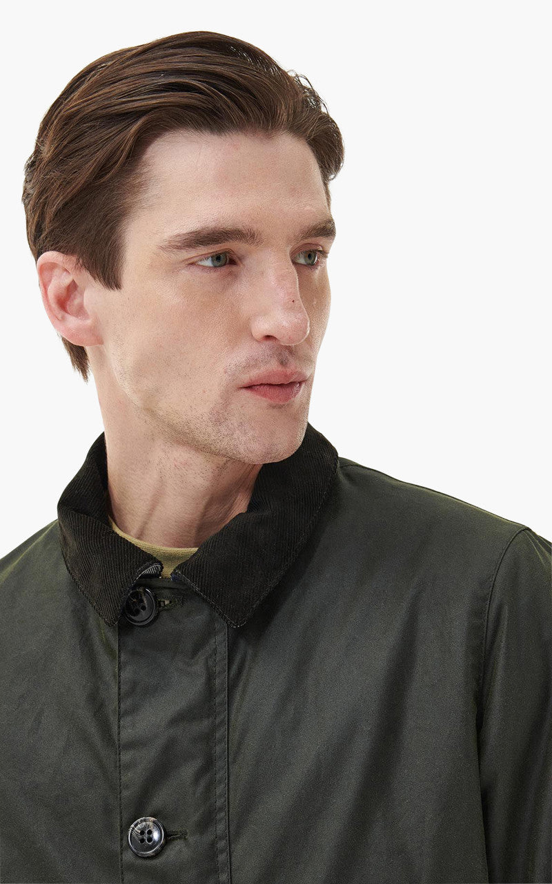 Barbour Wax Mac Fern/Forest Mist