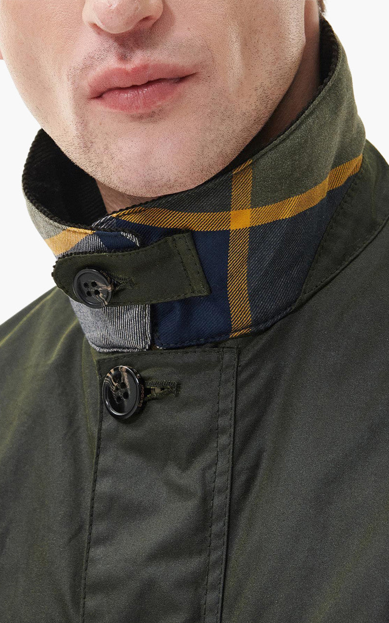 Barbour Wax Mac Fern/Forest Mist