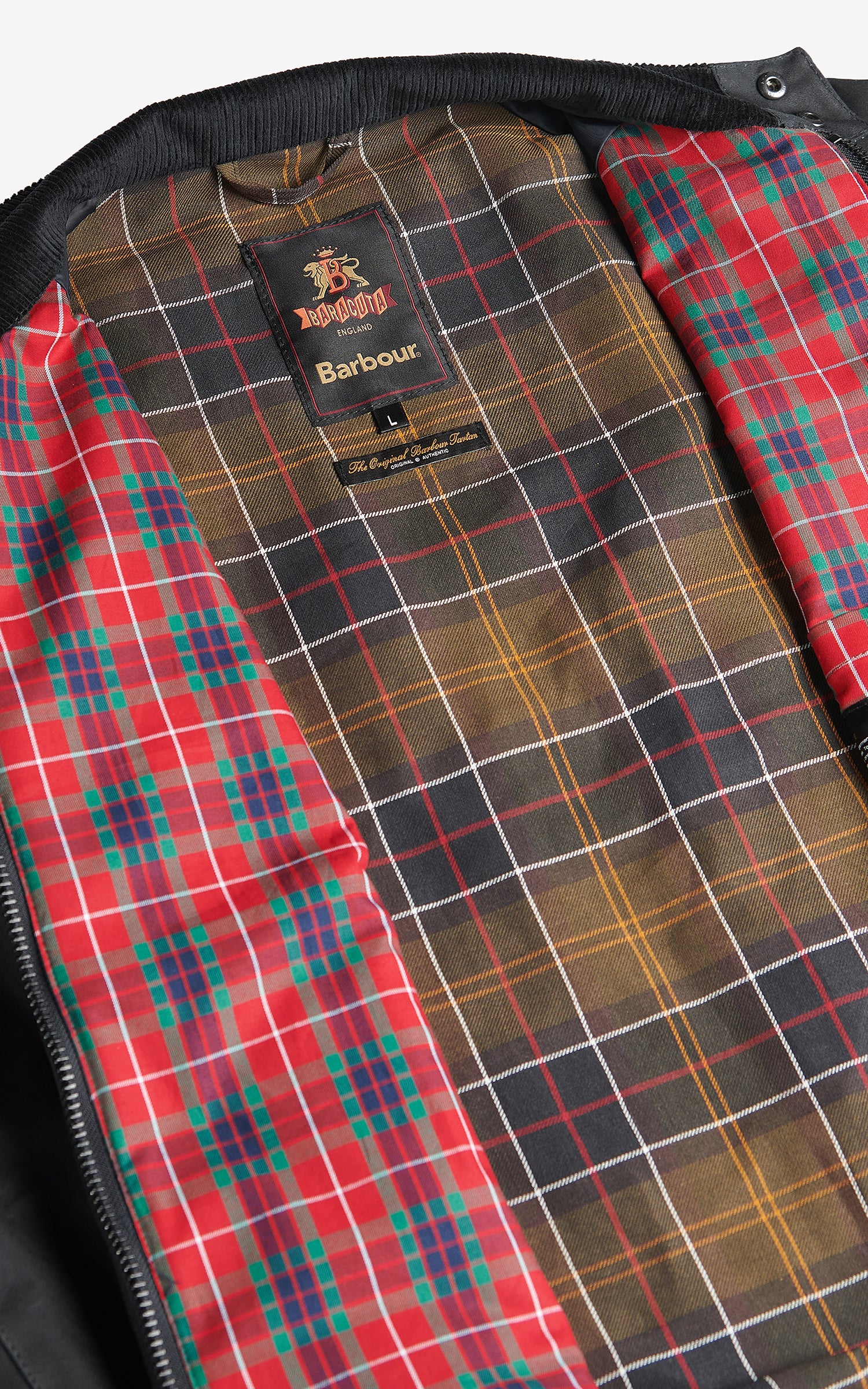 Barbour x Baracuta Porton Wax Jacket Olive