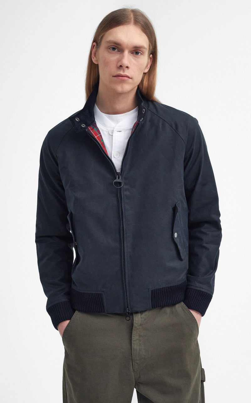 Barbour x Baracuta Porton Wax Jacket Navy