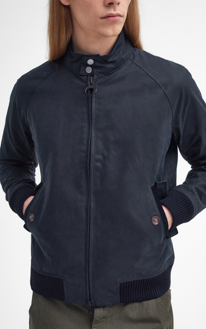 Barbour x Baracuta Porton Wax Jacket Navy