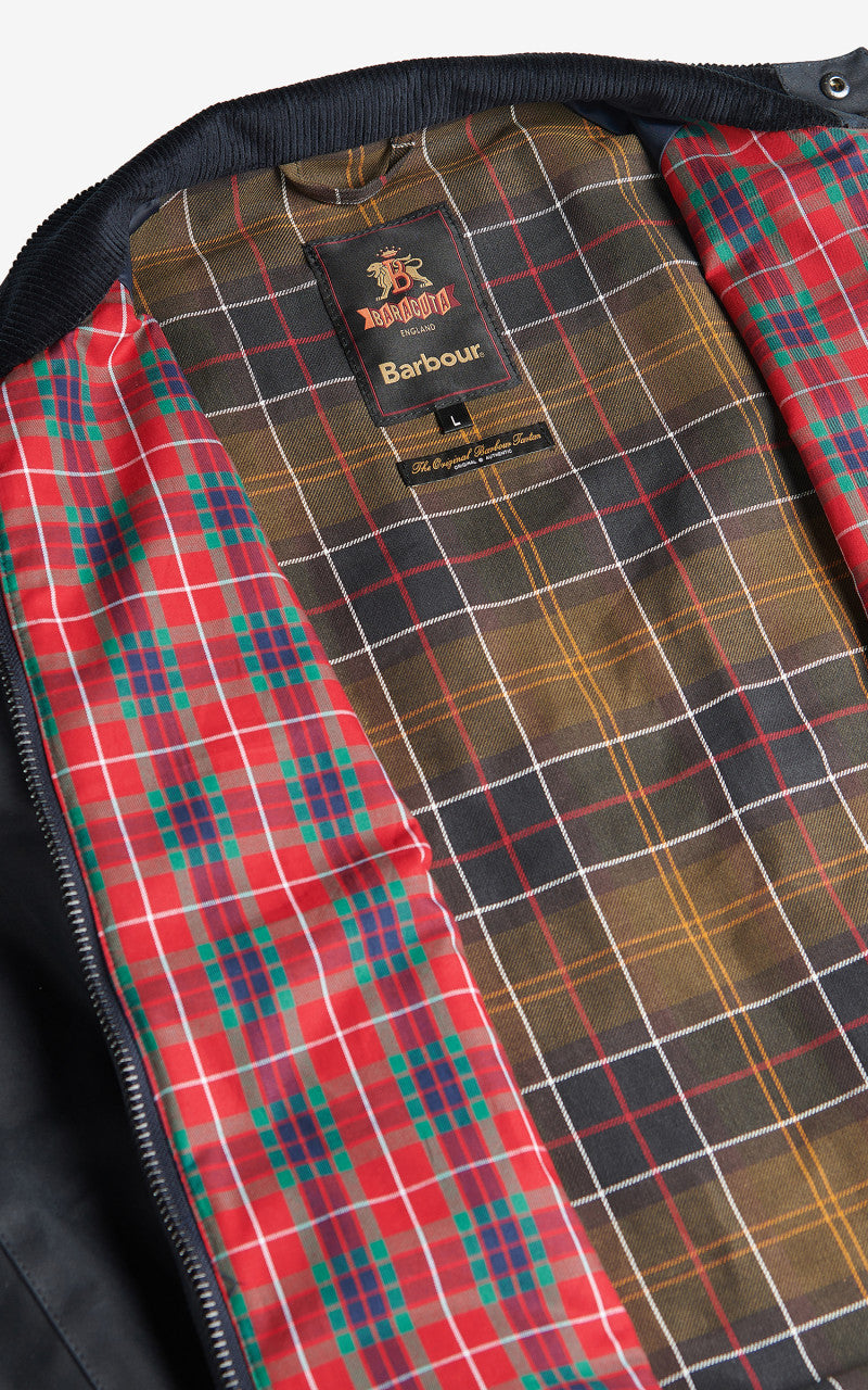 Barbour x Baracuta Porton Wax Jacket Navy