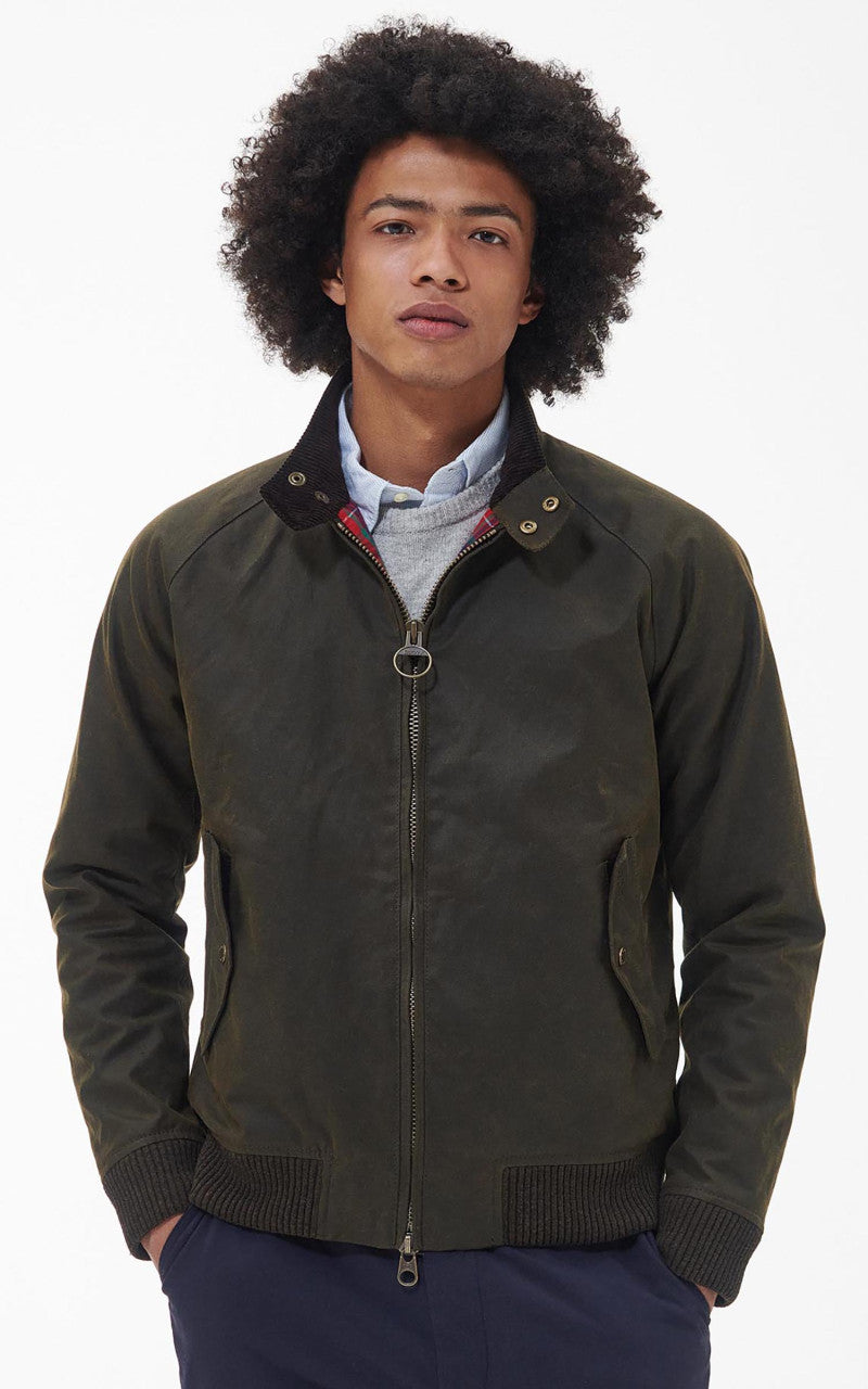 Barbour x Baracuta Porton Wax Jacket Olive