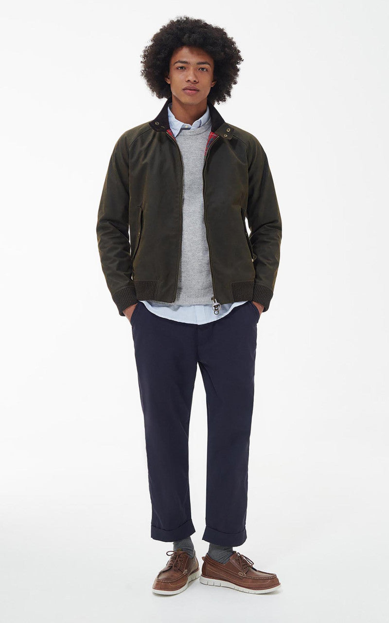 Barbour x Baracuta Porton Wax Jacket Olive