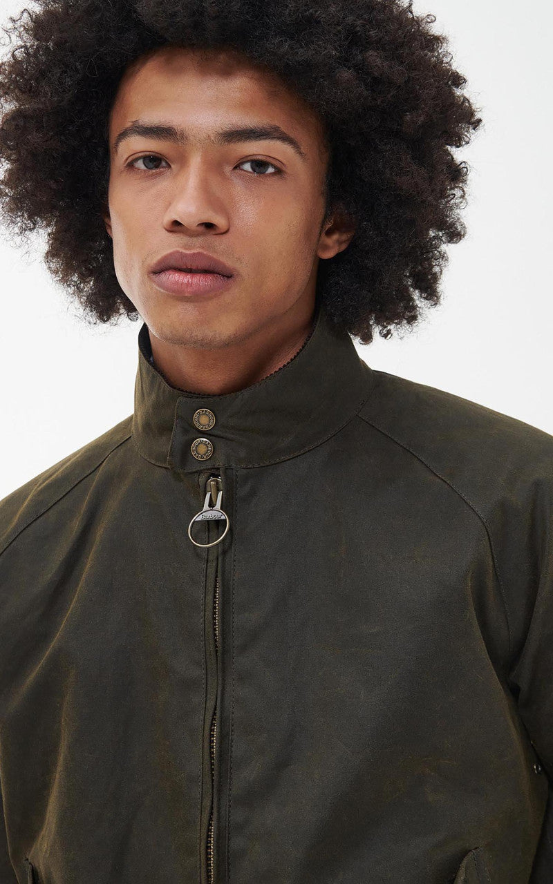 Barbour x Baracuta Porton Wax Jacket Olive