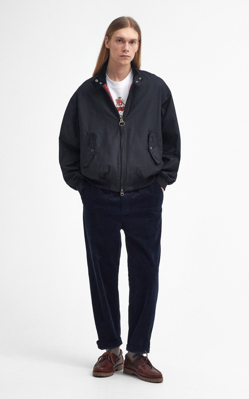 Barbour x Baracuta Wax Jacket Black