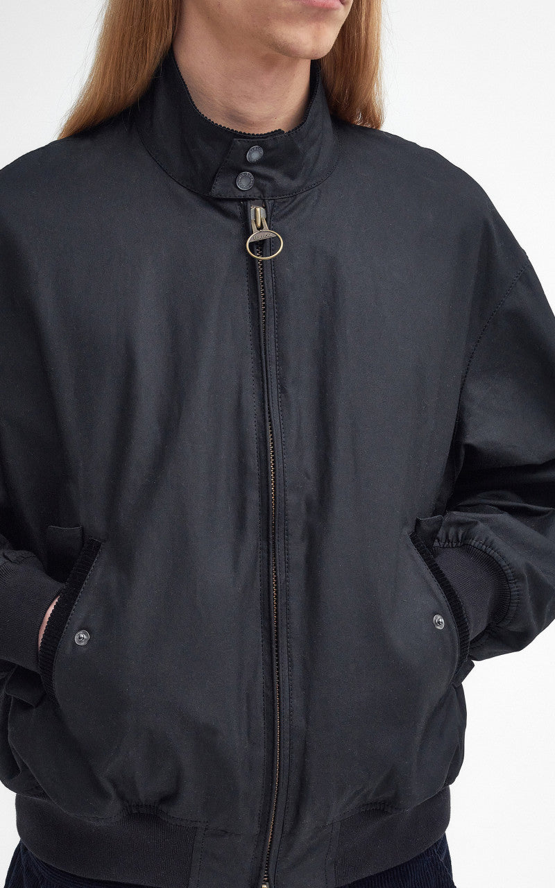 タ*ロ様 Barbour Barracuta XL ブラックジャケット Barbour x Baracuta Wax Jacket Black
