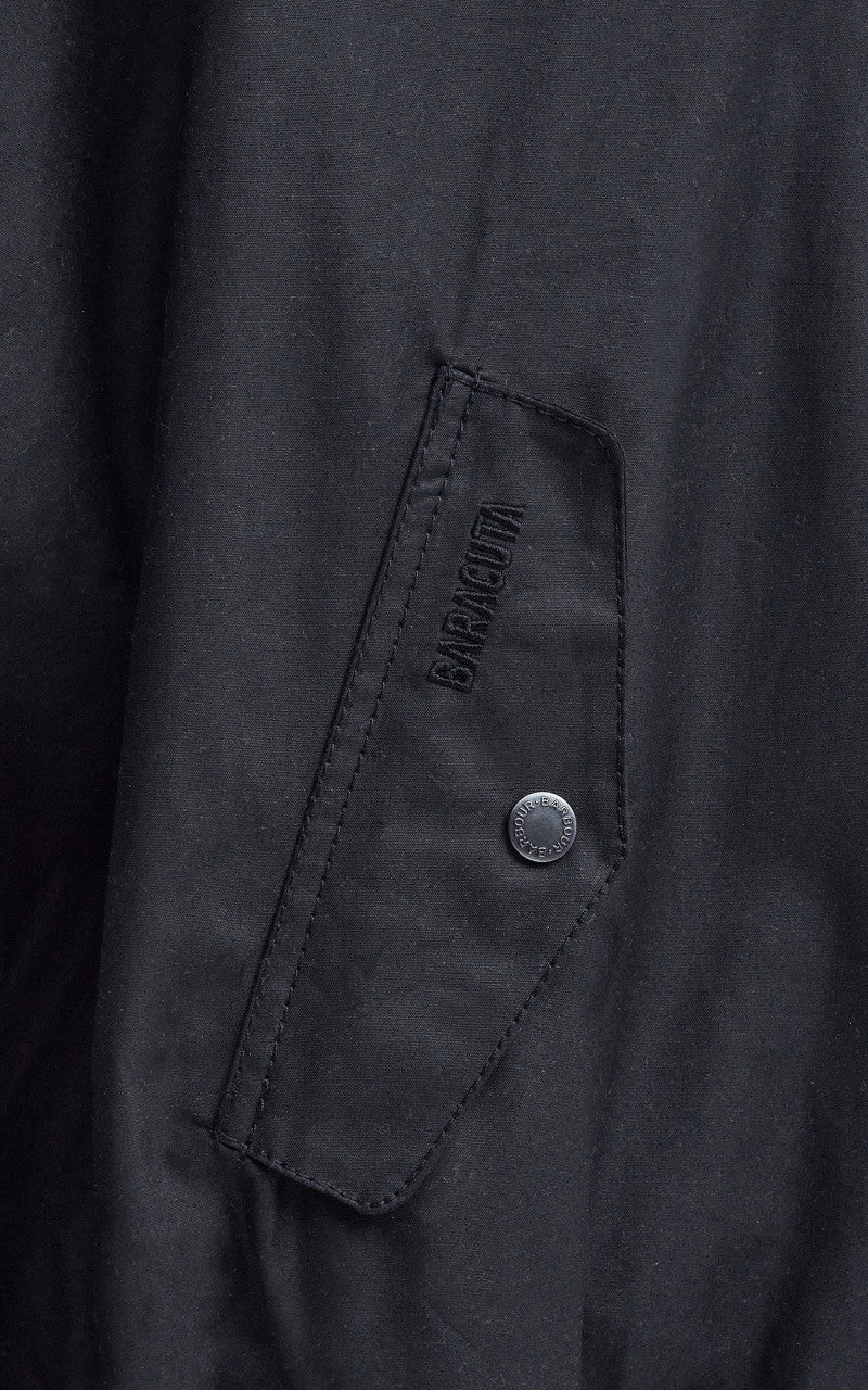 Barbour x Baracuta Wax Jacket Black
