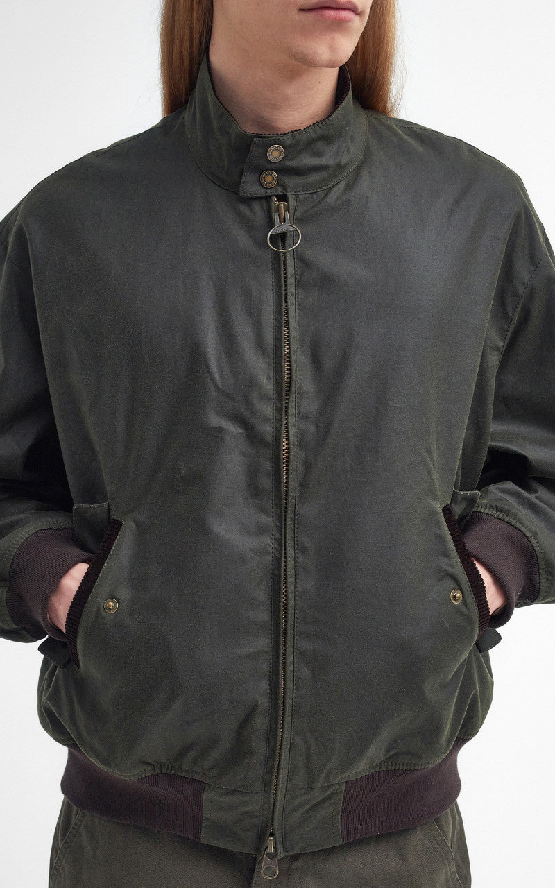 Barbour x Baracuta Wax Jacket Archive Olive