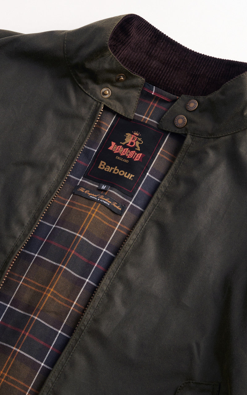 Barbour x Baracuta Wax Jacket Archive Olive