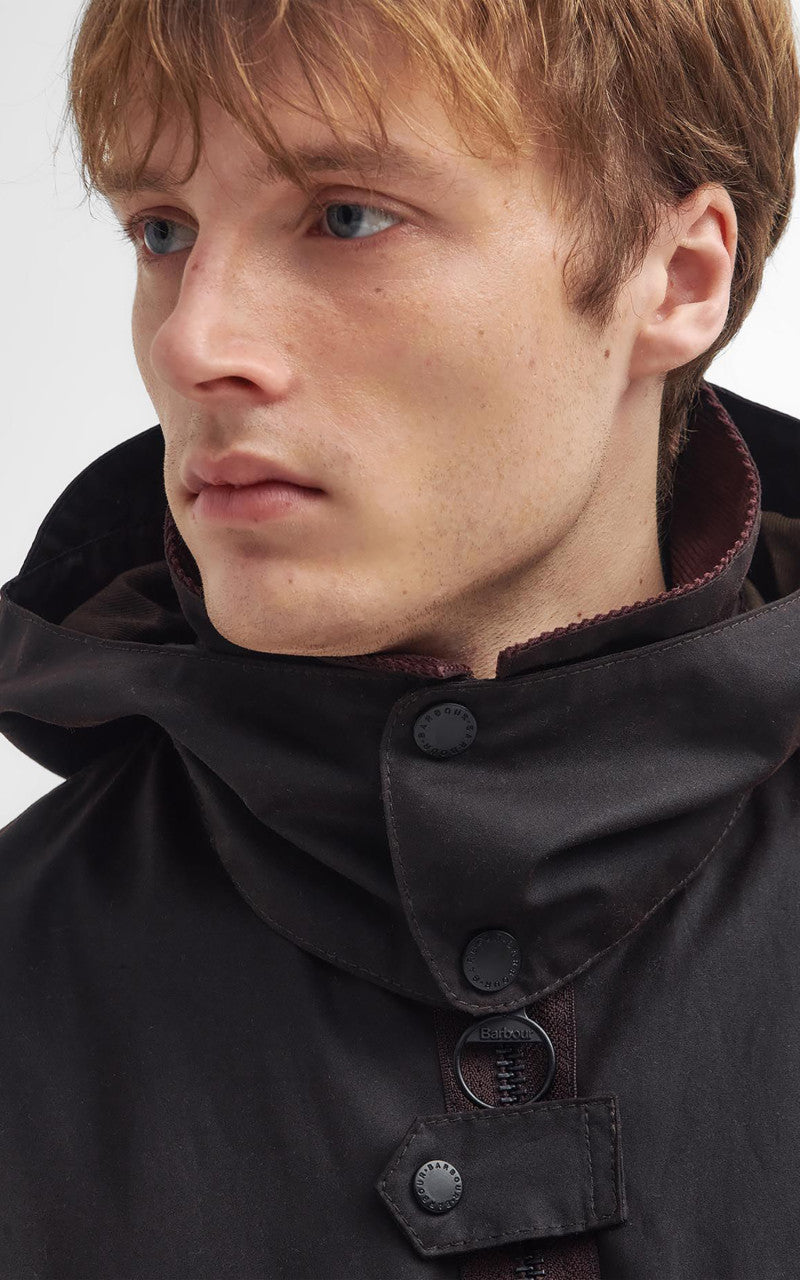 Barbour Re-Engineered Waxed Spey Jacket Rustic