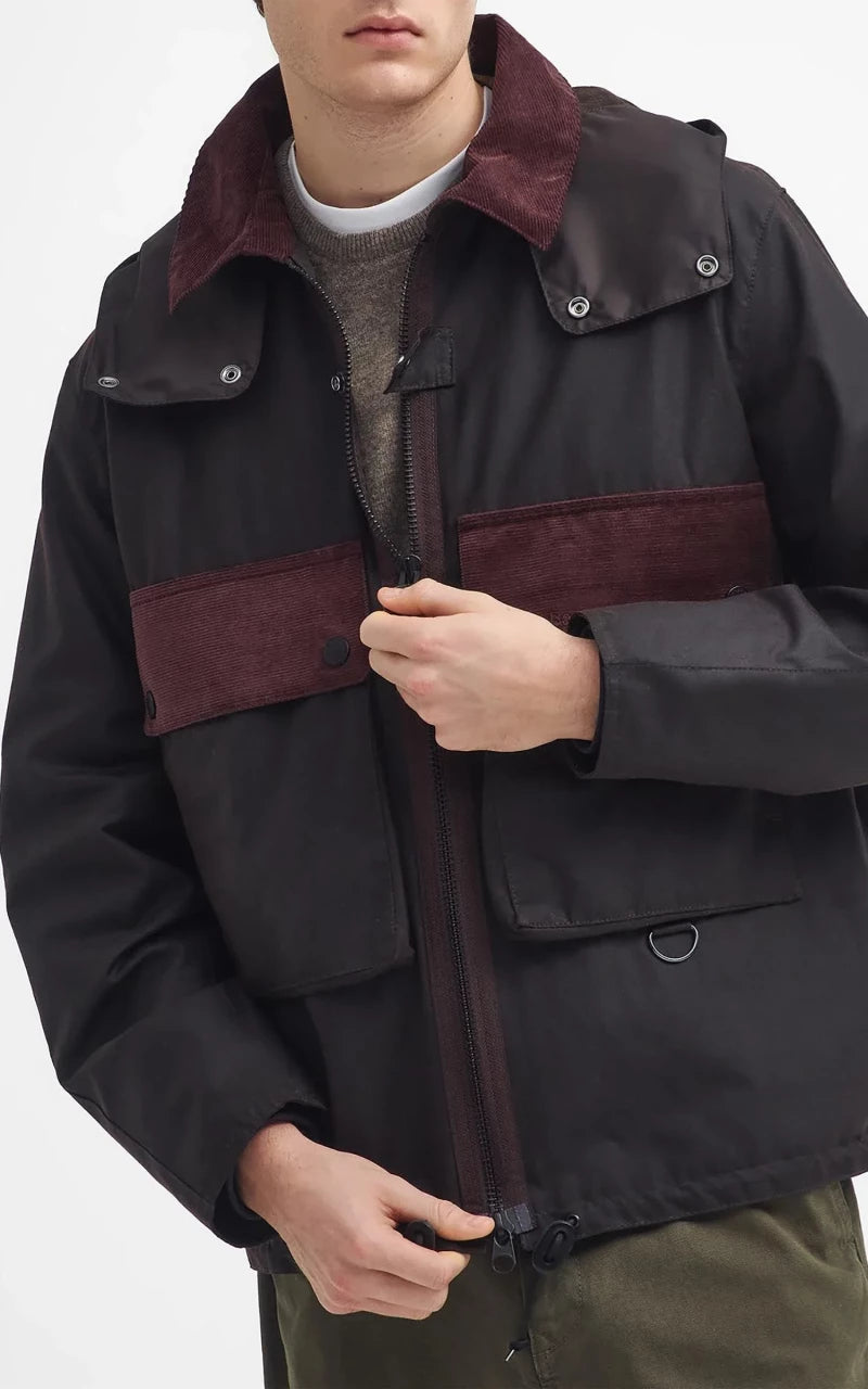 Barbour Re-Engineered Waxed Spey Jacket Rustic
