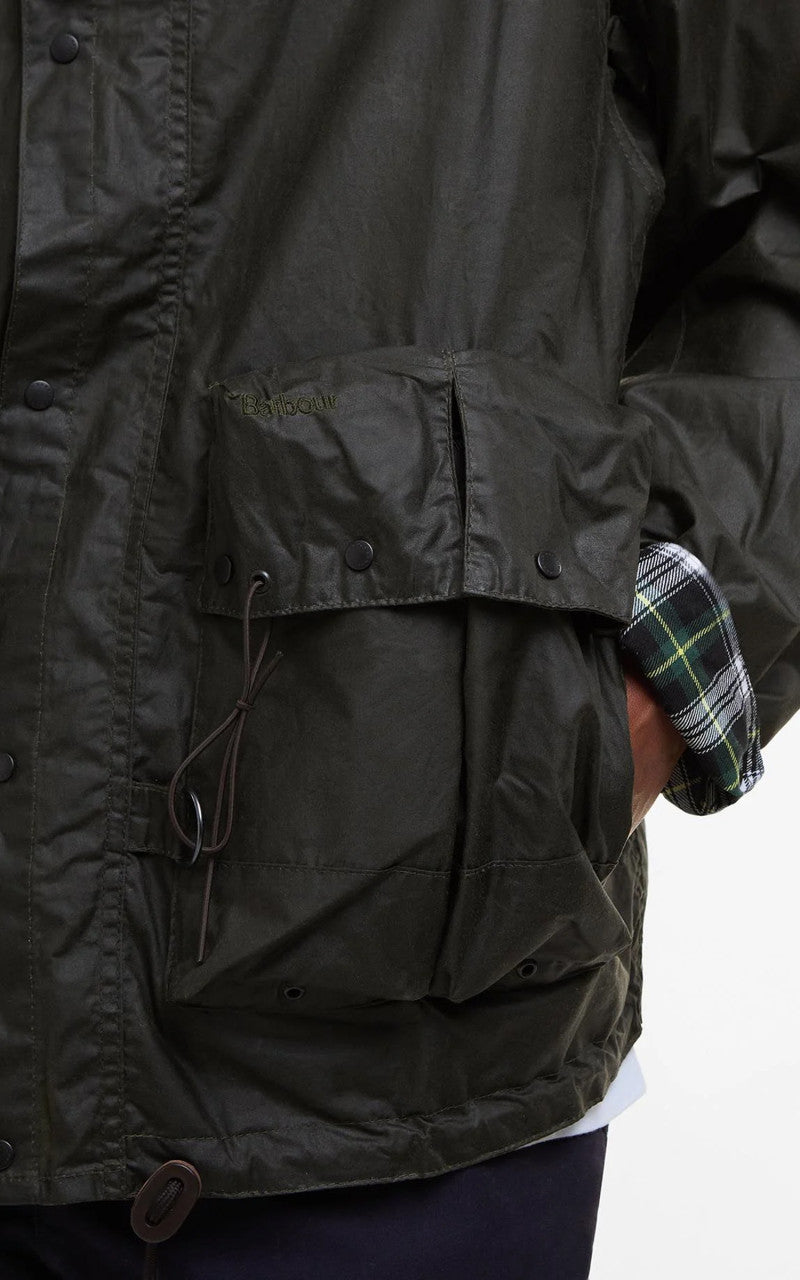 Barbour Modified Durham Waxed Jacket Archive Olive