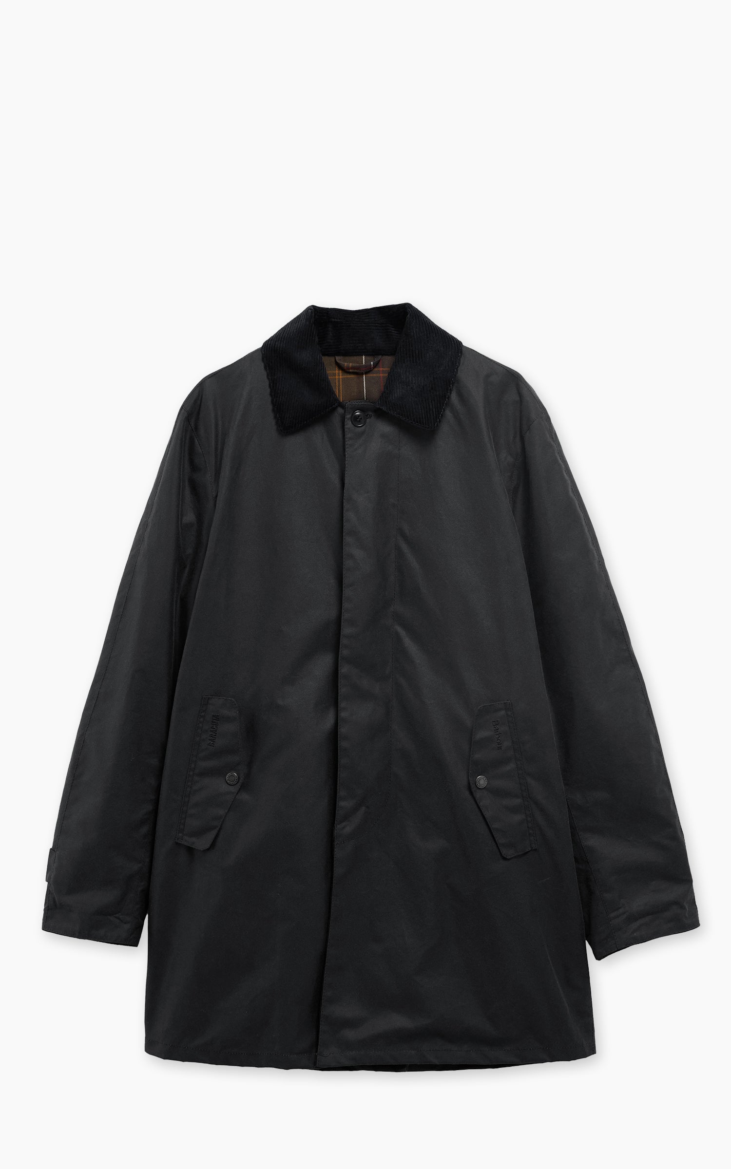 Barbour x Baracuta Car Coat Tyne Waxed Navy