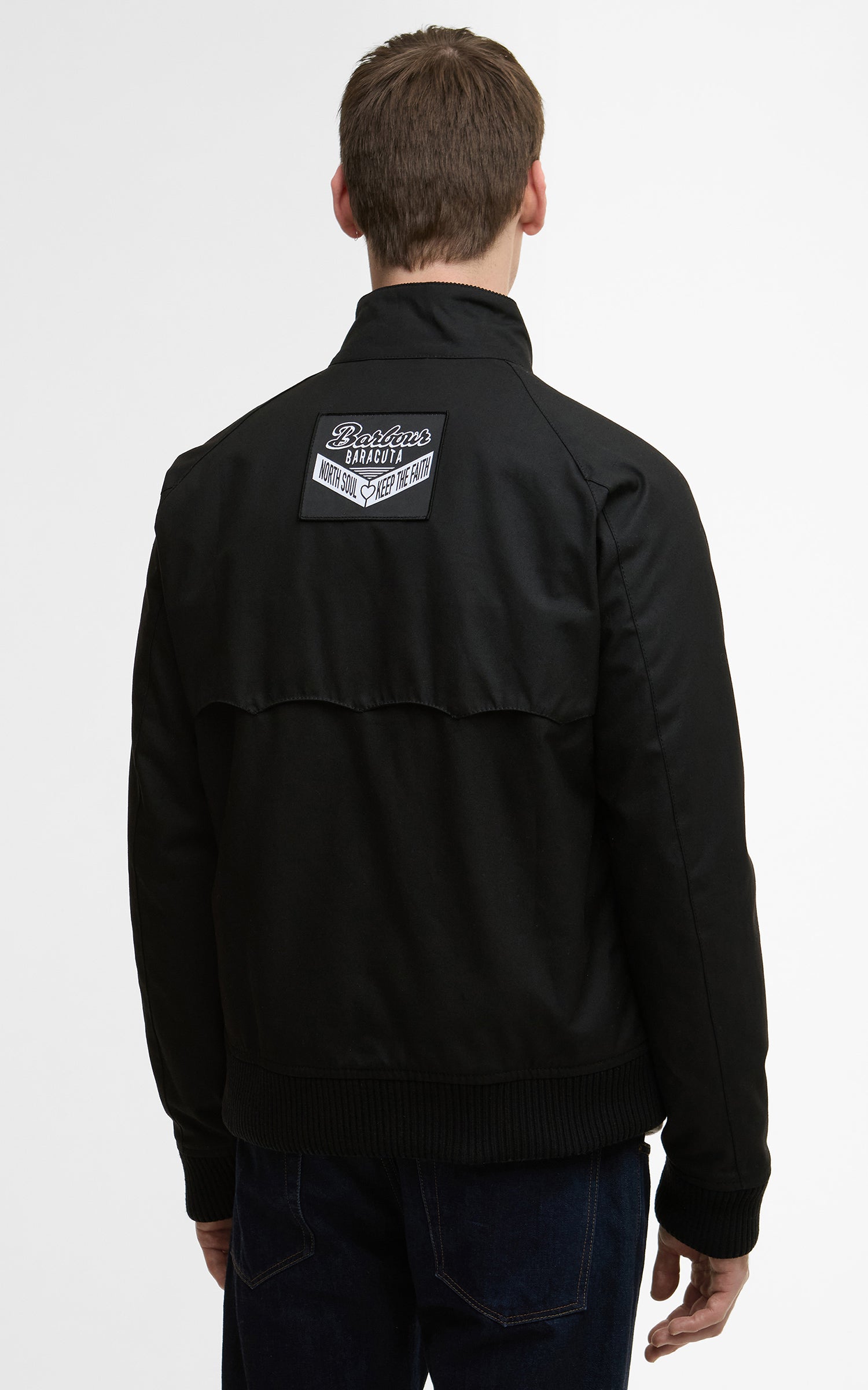 Barbour x Baracuta Badged Porton Wax Jacket Black