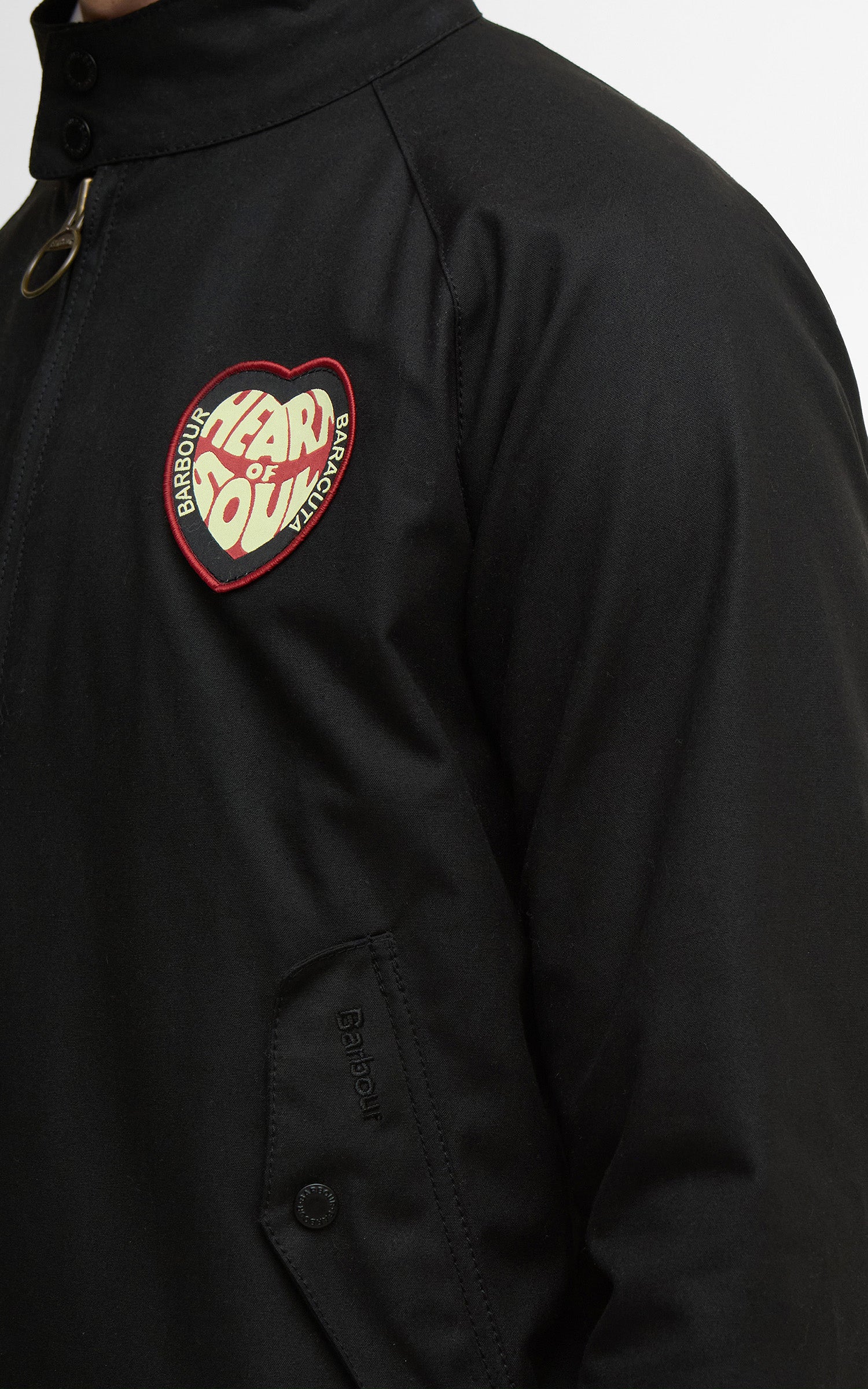 Barbour x Baracuta Badged Porton Wax Jacket Black