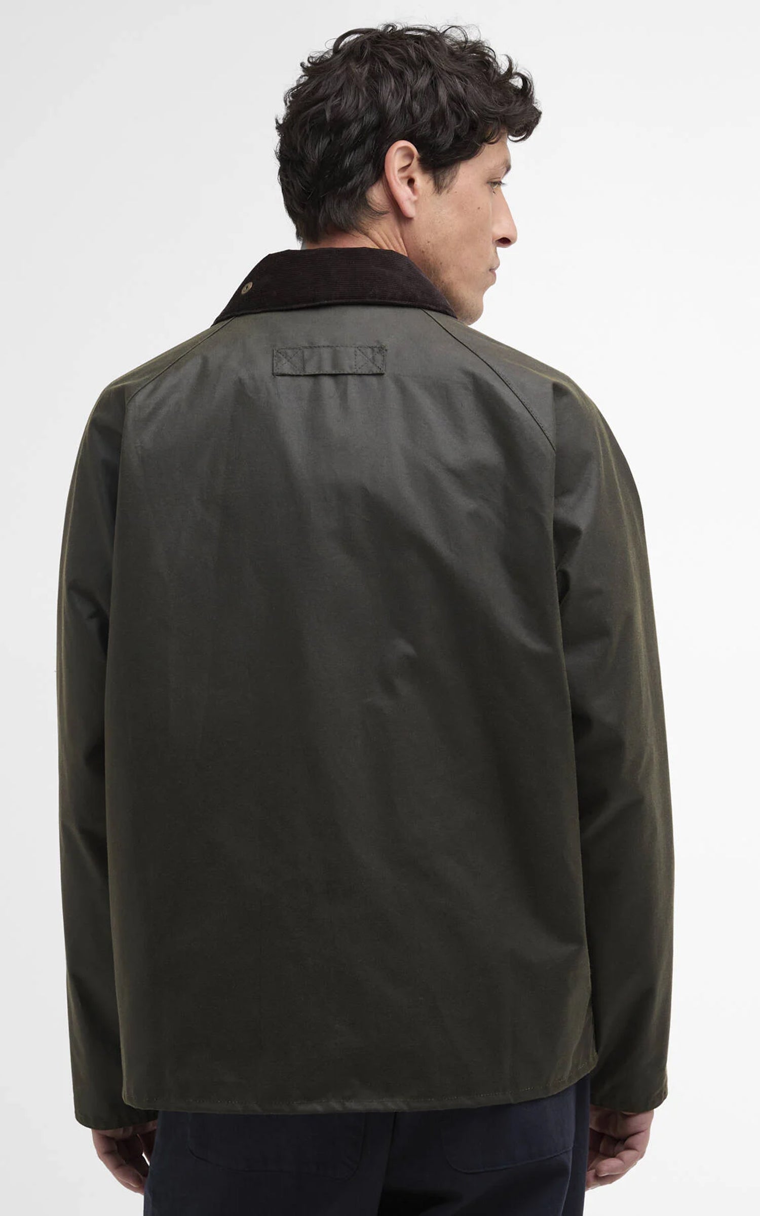 Barbour Re-Engineered Blackett Spey Waxed Jacket Archive Olive