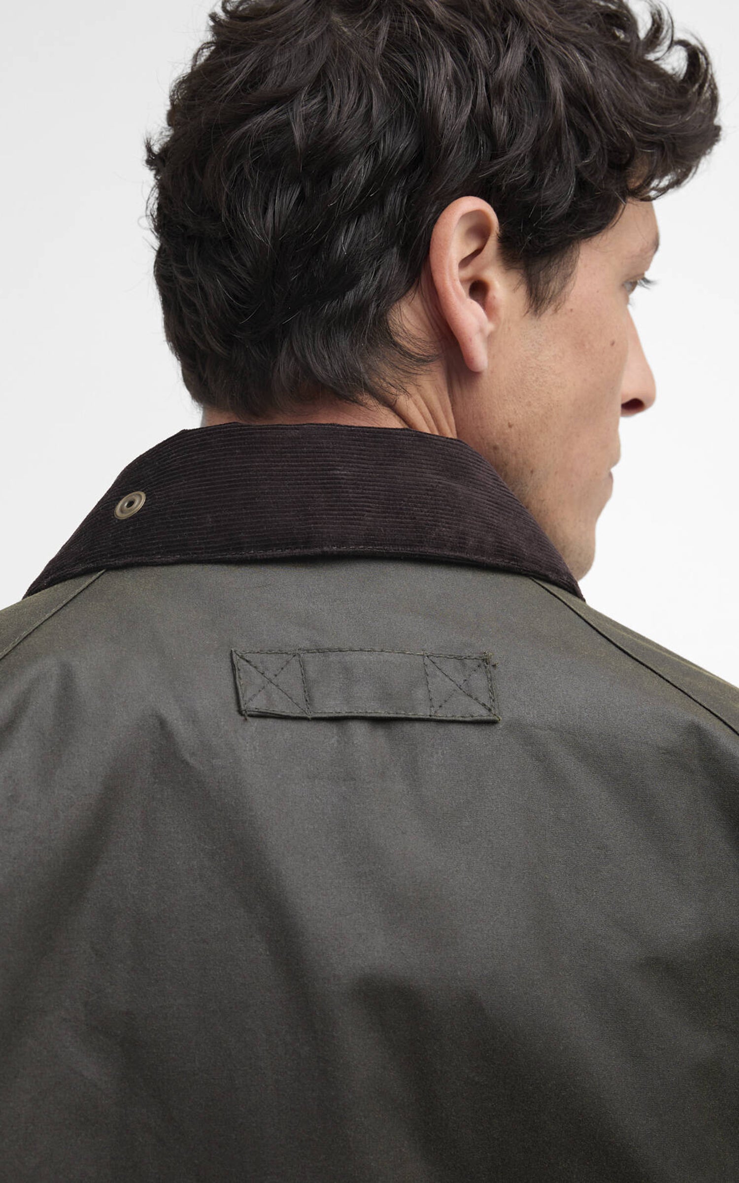 Barbour Re-Engineered Blackett Spey Waxed Jacket Archive Olive