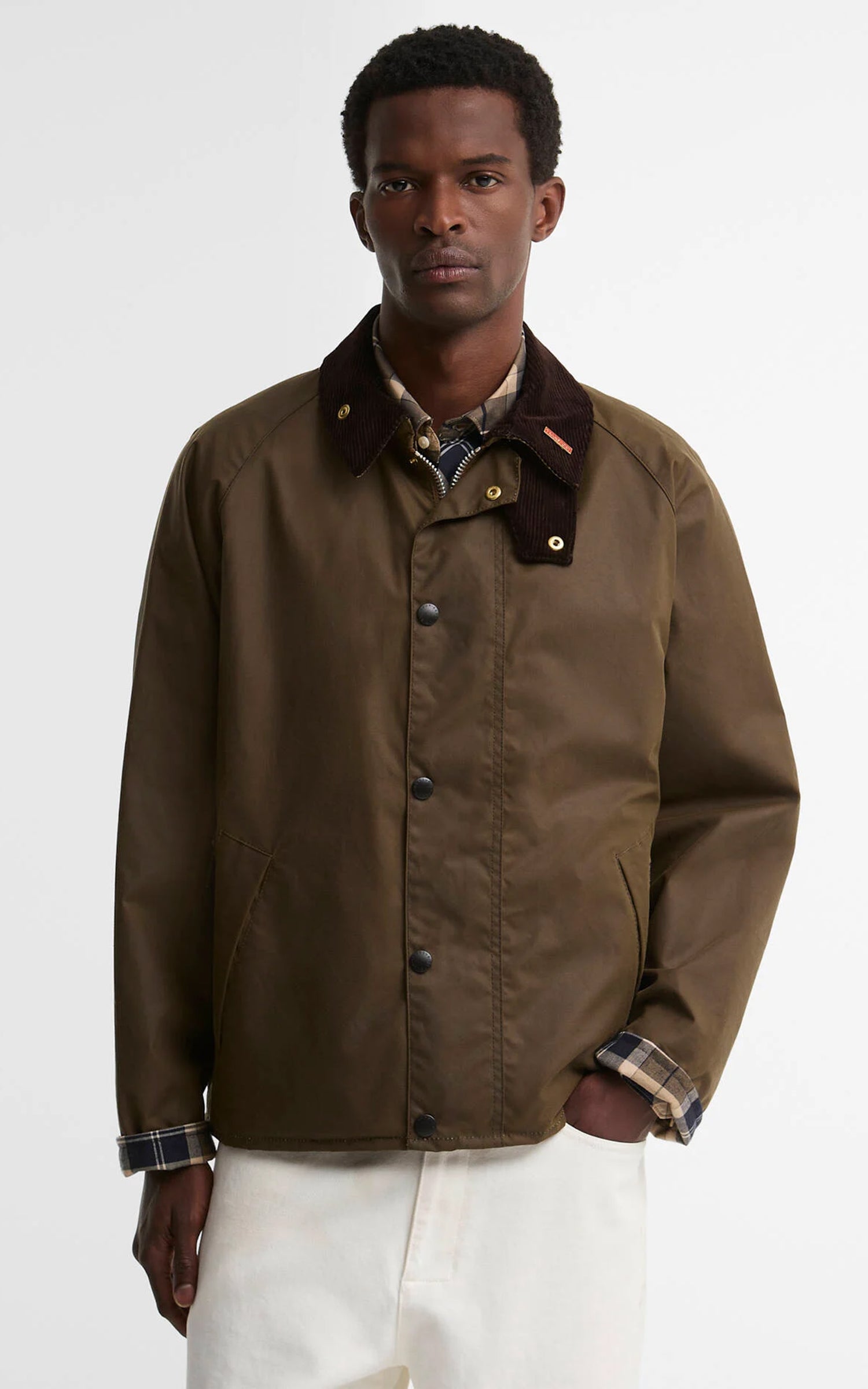 Barbour Icons Transport Wax Jacket Brown