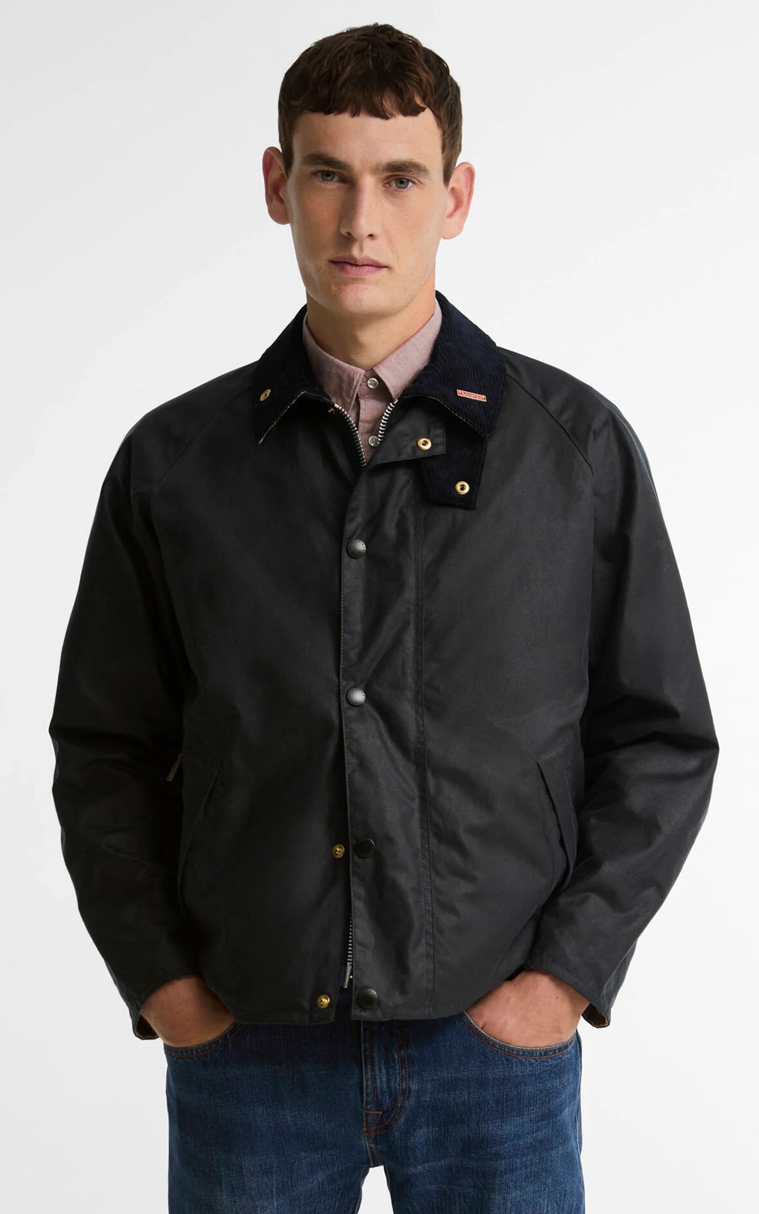 Barbour Icons Transport Wax Jacket Navy