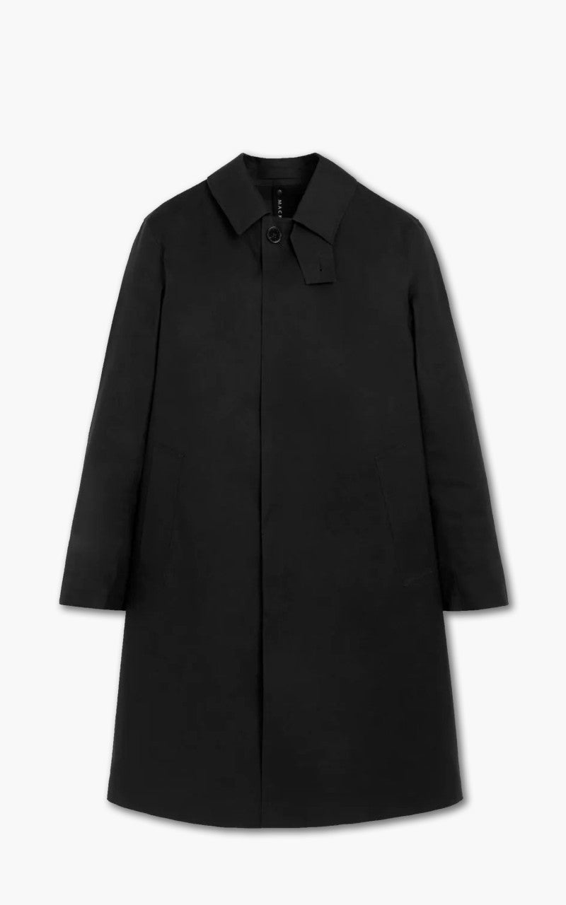 Mackintosh Oxford Coat Bonded Cotton Black