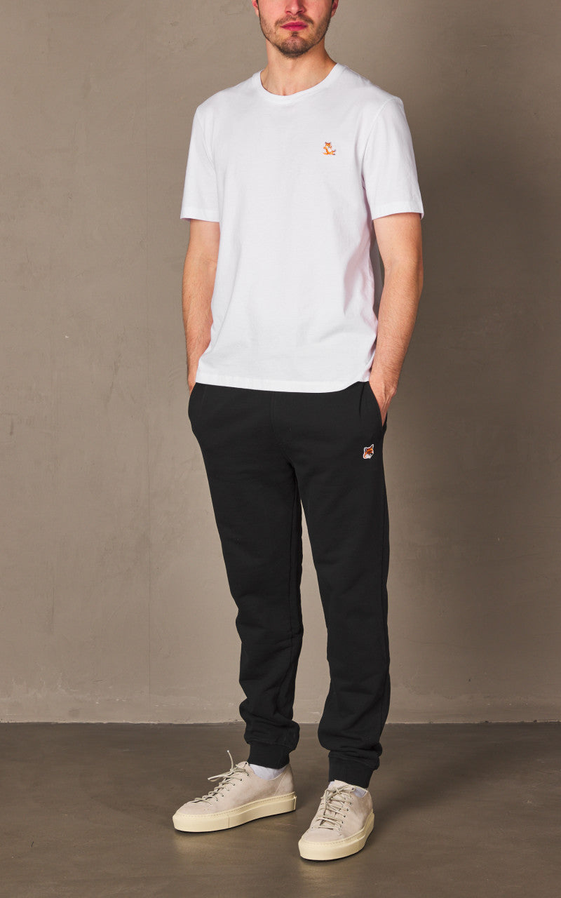 Maison Kitsuné Chillax Fox Patch Regular T-Shirt White