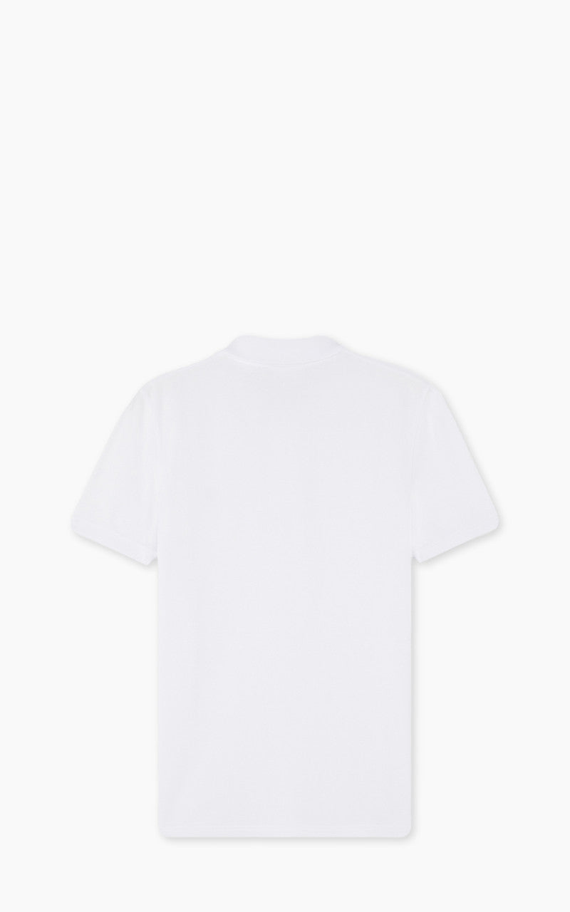 Maison Kitsuné Fox Head Patch Regular Polo White