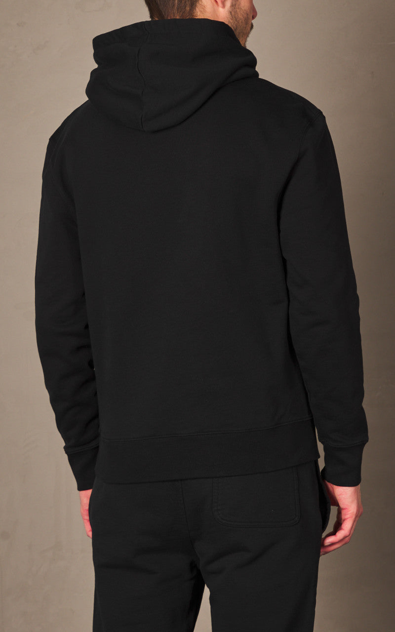 Maison Kitsuné Fox Head Patch Regular Hoodie Black